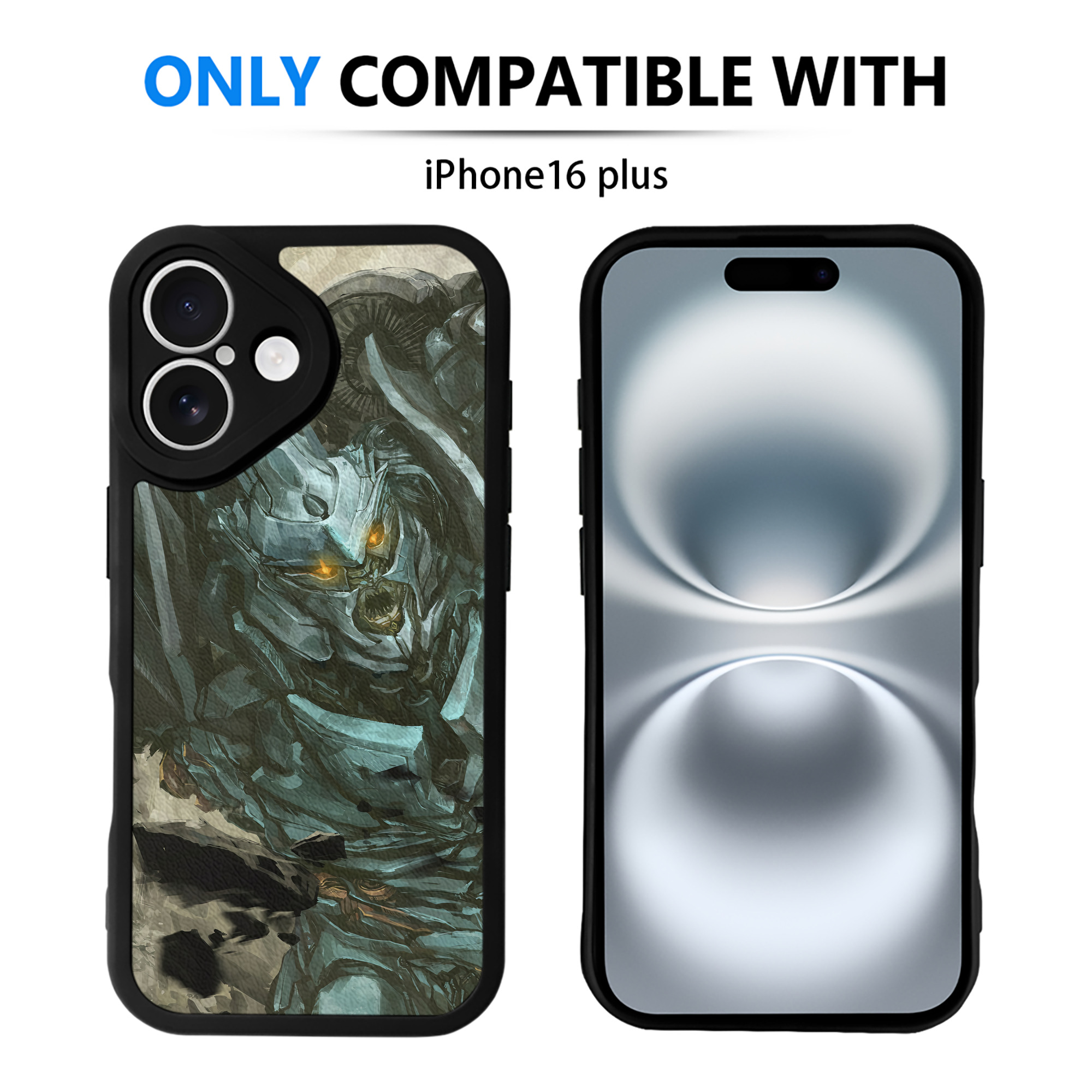 （画像用） Transformers トランスフォーマー 【iPhone 16シリーズ対応】シリコンスマホケース（レザー調） 材質：シリコン